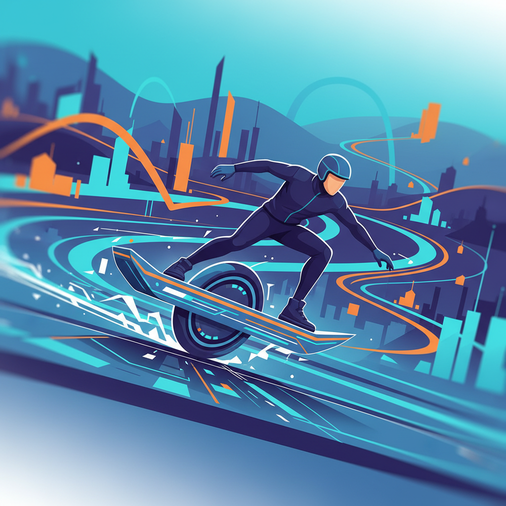 Illustration for Dryft Board: Experience Unmatched Stability and Thrill Beyond Conventional Electric Scooters